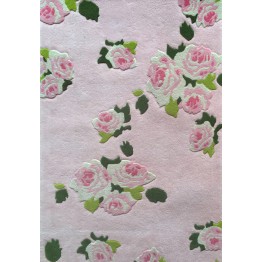 Rose Carving Handtufted Rug